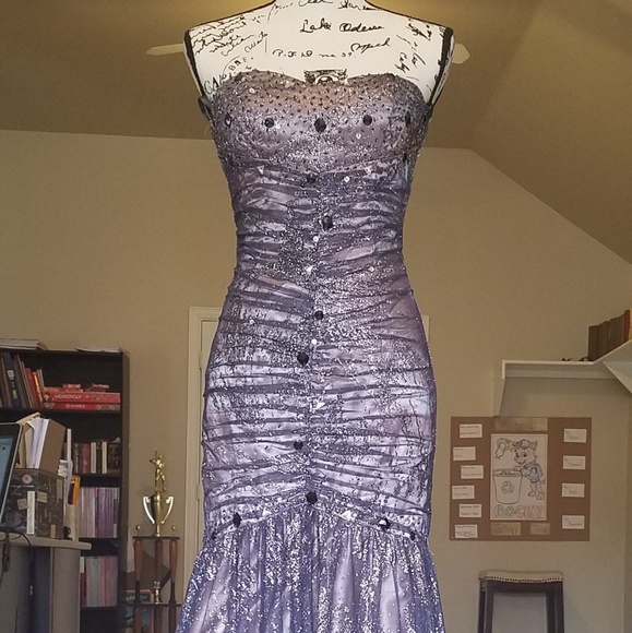Dresses & Skirts - Stunning Lilac/Blk Formal (Sunday Buy Now Price)